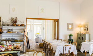 Interior of restaurant at Bistro Molines
