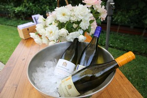 Ice bucket full of Scarborough Chardonnay