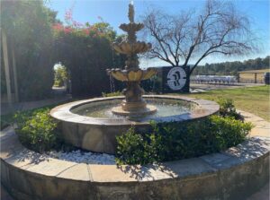 Fountain at John Wallace Wines