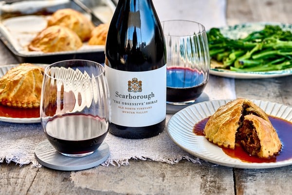 Scarborough obsessive range wine bottle with meal