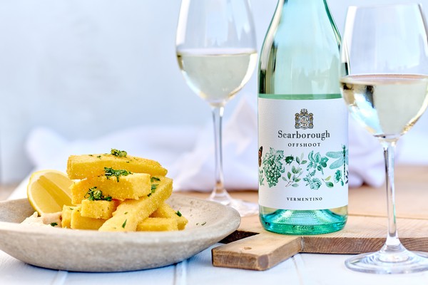 Scarborough Offshoot Wine bottle with meal