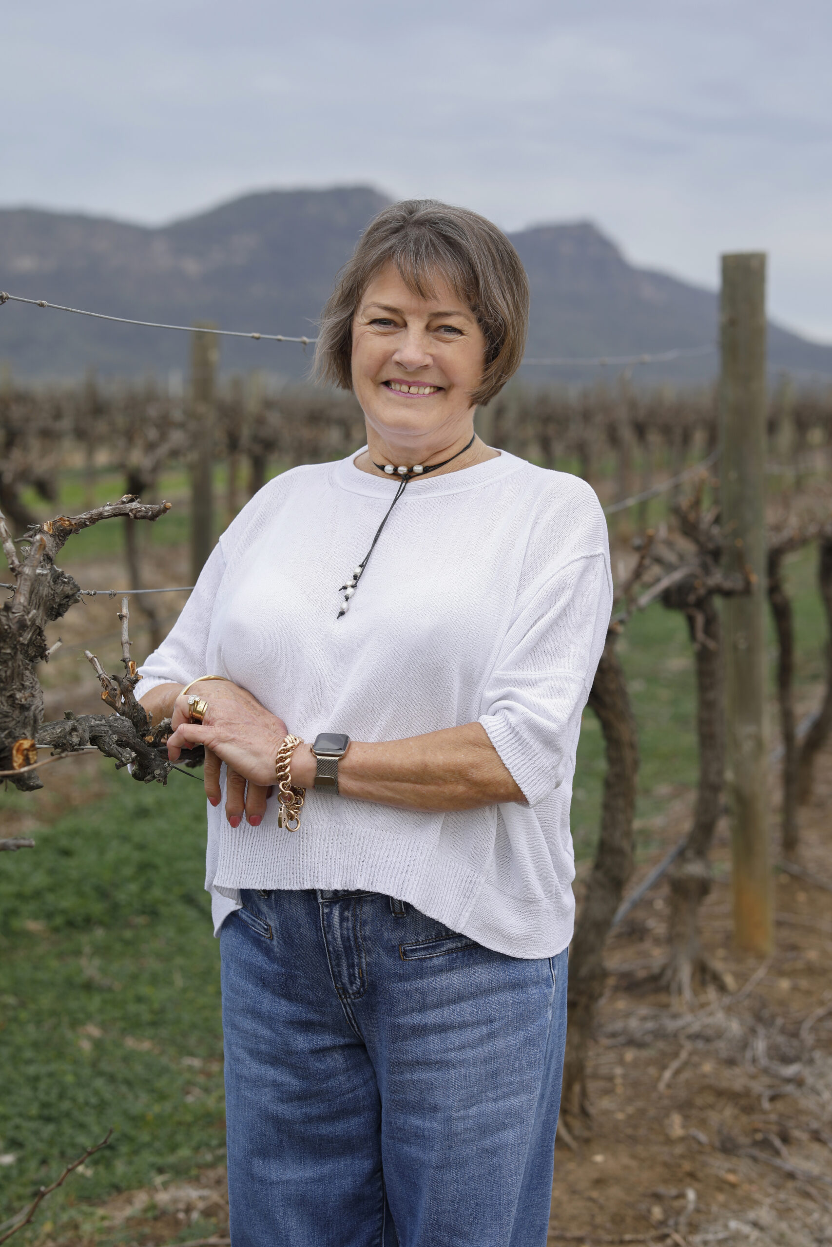 Merralea Scarborough, founder of family-owned Hunter winery, Scarborough Wine Co.