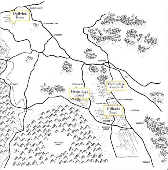 Scarborough Wines Vineyard Map Graphic